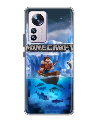 Чехол для Xiaomi 12 / 12X с картинкой «Minecraft ледяной мир» Чехол для Xiaomi 12 / 12X с картинкой «Minecraft ледяной мир»