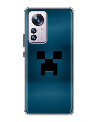 Чехол для Xiaomi 12 / 12X с картинкой «Крипер текстура» Чехол для Xiaomi 12 / 12X с картинкой «Крипер текстура»