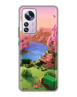 Чехол для Xiaomi 12 / 12X с картинкой «Розовое дерево Minecraft» Чехол для Xiaomi 12 / 12X с картинкой «Розовое дерево Minecraft»
