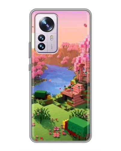 Чехол для Xiaomi 12 / 12X с картинкой «Розовое дерево Minecraft» Чехол для Xiaomi 12 / 12X с картинкой «Розовое дерево Minecraft»