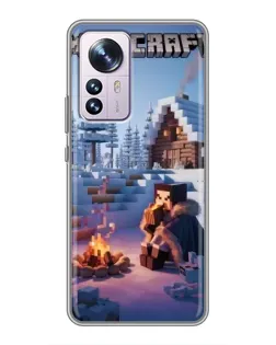 Чехол для Xiaomi 12 / 12X с картинкой «Зимний Minecraft» Чехол для Xiaomi 12 / 12X с картинкой «Зимний Minecraft»
