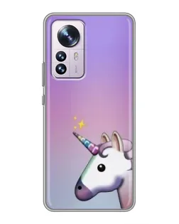 Чехол для Xiaomi 12 / 12X с картинкой «Единорог градиент»