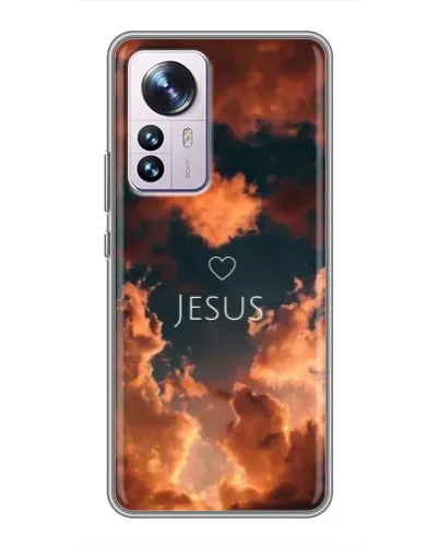 Чехол для Xiaomi 12 / 12X с картинкой «Сияние Имени Jesus»