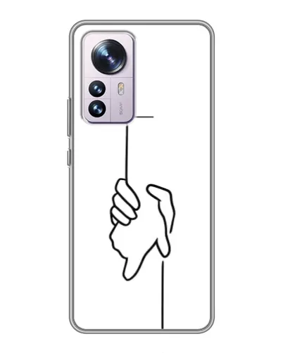 Чехол для Xiaomi 12 / 12X с картинкой «Рука держит»