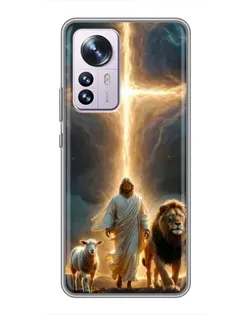 Чехол для Xiaomi 12 / 12X с картинкой «Лев Иуды и Свет»