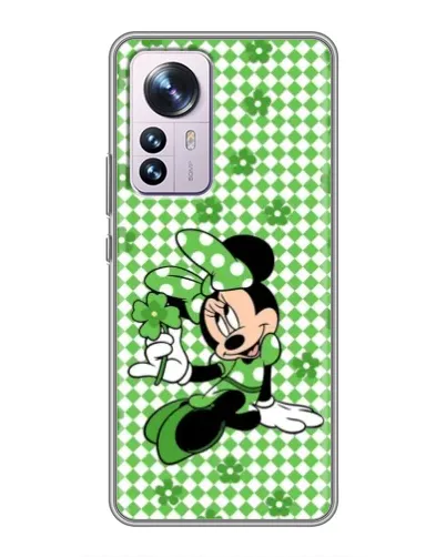 Чехол для Xiaomi 12 / 12X с картинкой «Mickey в клетку»