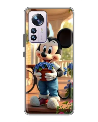 Чехол для Xiaomi 12 / 12X с картинкой «Микки садовод»
