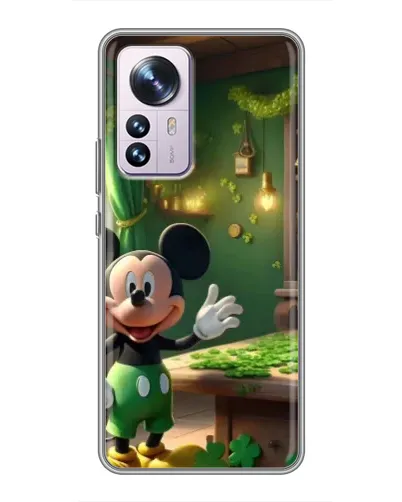 Чехол для Xiaomi 12 / 12X с картинкой «Микки в мастерской»