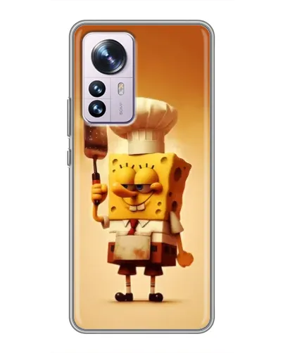 Чехол для Xiaomi 12 / 12X с картинкой «Губка Боб повар» Чехол для Xiaomi 12 / 12X с картинкой «Губка Боб повар»