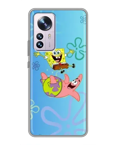 Чехол для Xiaomi 12 / 12X с картинкой «Спанч Боб и Патрик» Чехол для Xiaomi 12 / 12X с картинкой «Спанч Боб и Патрик»