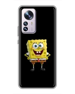 Чехол для Xiaomi 12 / 12X с картинкой «Классический Губка Боб»