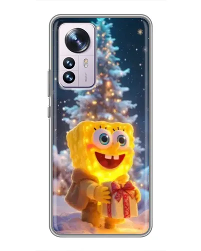 Чехол для Xiaomi 12 / 12X с картинкой «Рождественский Спанч Боб» Чехол для Xiaomi 12 / 12X с картинкой «Рождественский Спанч Боб»