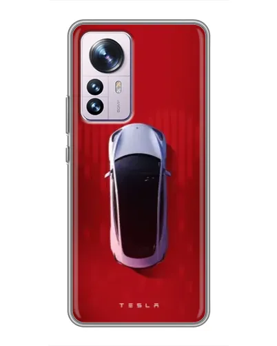 Чехол для Xiaomi 12 / 12X с картинкой «Tesla Top View» Чехол для Xiaomi 12 / 12X с картинкой «Tesla Top View»