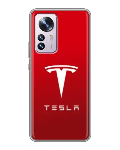 Чехол для Xiaomi 12 / 12X с картинкой «Tesla Red Classic» Чехол для Xiaomi 12 / 12X с картинкой «Tesla Red Classic»