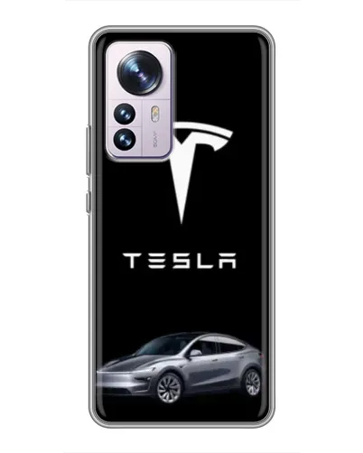 Чехол для Xiaomi 12 / 12X с картинкой «Tesla Model Y» Чехол для Xiaomi 12 / 12X с картинкой «Tesla Model Y»