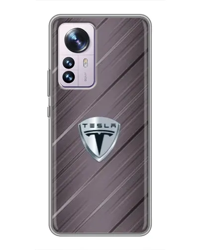 Чехол для Xiaomi 12 / 12X с картинкой «Металлическая текстура Tesla» Чехол для Xiaomi 12 / 12X с картинкой «Металлическая текстура Tesla»