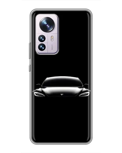 Чехол для Xiaomi 12 / 12X с картинкой «Фары Tesla Night» Чехол для Xiaomi 12 / 12X с картинкой «Фары Tesla Night»