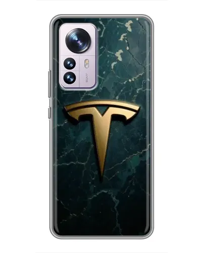 Чехол для Xiaomi 12 / 12X с картинкой «Мраморная Tesla Gold» Чехол для Xiaomi 12 / 12X с картинкой «Мраморная Tesla Gold»