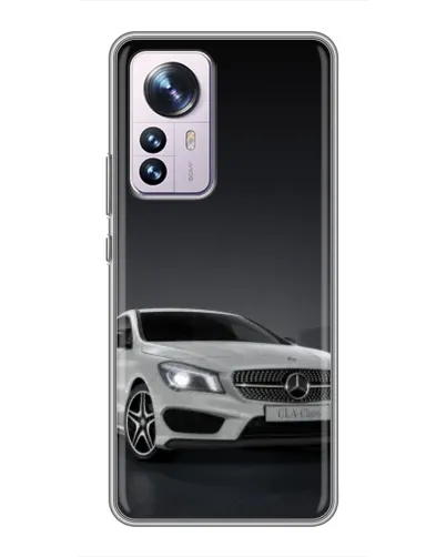 Чехол для Xiaomi 12 / 12X с картинкой «Mercedes AMG GT Silver»