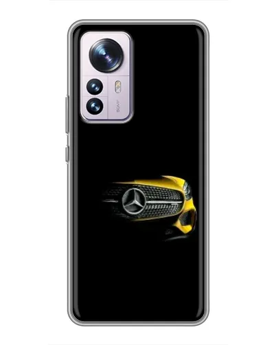 Чехол для Xiaomi 12 / 12X с картинкой «Mercedes — ретро стиль»