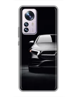 Чехол для Xiaomi 12 / 12X с картинкой «Свет фар Mercedes»