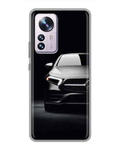Чехол для Xiaomi 12 / 12X с картинкой «Свет фар Mercedes»