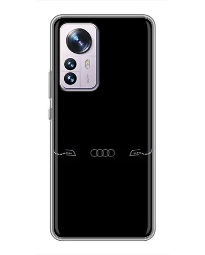 Чехол для Xiaomi 12 / 12X с картинкой «Audi — световой подпись»