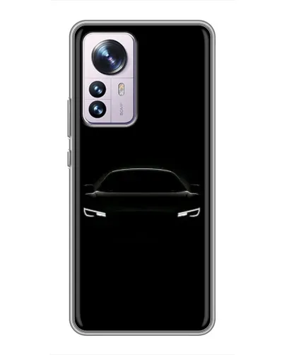 Чехол для Xiaomi 12 / 12X с картинкой «Взгляд Audi в темноте»