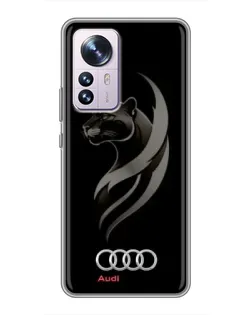 Чехол для Xiaomi 12 / 12X с картинкой «Графика — пантера и Audi» Чехол для Xiaomi 12 / 12X с картинкой «Графика — пантера и Audi»