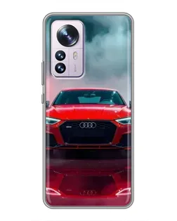 Чехол для Xiaomi 12 / 12X с картинкой «Audi RS — красный стиль» Чехол для Xiaomi 12 / 12X с картинкой «Audi RS — красный стиль»
