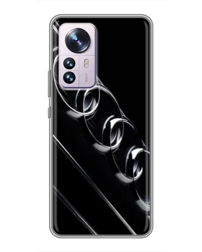 Чехол для Xiaomi 12 / 12X с картинкой «Audi — абстрактные кольца»