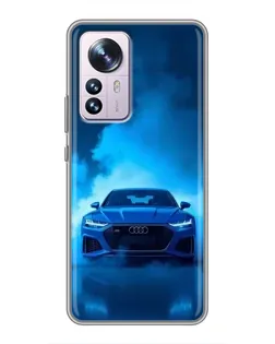 Чехол для Xiaomi 12 / 12X с картинкой «Audi — голубая энергия» Чехол для Xiaomi 12 / 12X с картинкой «Audi — голубая энергия»