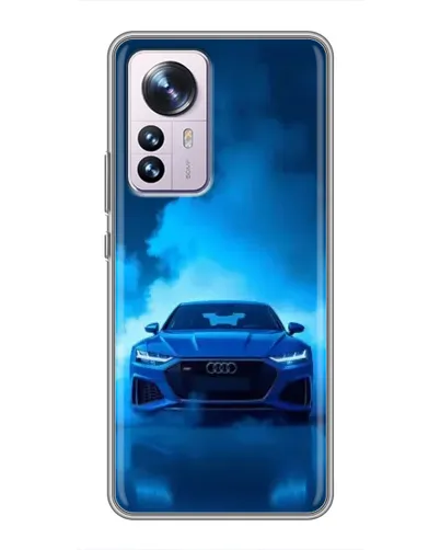 Чехол для Xiaomi 12 / 12X с картинкой «Audi — голубая энергия»