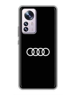 Чехол для Xiaomi 12 / 12X с картинкой «Audi White Logo» Чехол для Xiaomi 12 / 12X с картинкой «Audi White Logo»