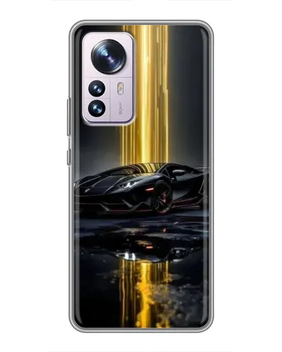 Чехол для Xiaomi 12 / 12X с картинкой «Ночной Lamborghini драйв» Чехол для Xiaomi 12 / 12X с картинкой «Ночной Lamborghini драйв»