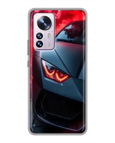 Чехол для Xiaomi 12 / 12X с картинкой «Lamborghini красное сияние» Чехол для Xiaomi 12 / 12X с картинкой «Lamborghini красное сияние»