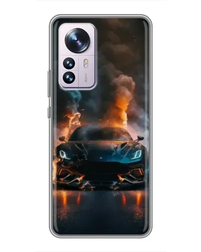 Чехол для Xiaomi 12 / 12X с картинкой «Lamborghini дымная эстетика» Чехол для Xiaomi 12 / 12X с картинкой «Lamborghini дымная эстетика»
