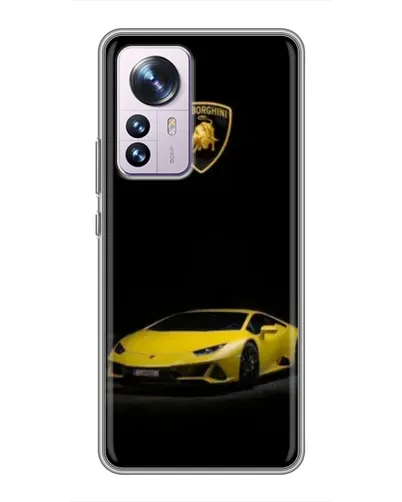 Чехол для Xiaomi 12 / 12X с картинкой «Lamborghini желтый акцент» Чехол для Xiaomi 12 / 12X с картинкой «Lamborghini желтый акцент»