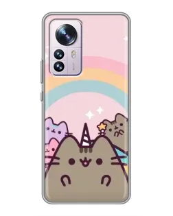 Чехол для Xiaomi 12 / 12X с картинкой «Единорог Pusheen»