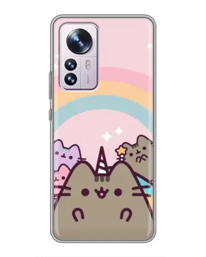 Чехол для Xiaomi 12 / 12X с картинкой «Единорог Pusheen»