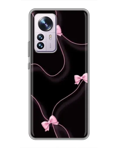 Чехол для Xiaomi 12 / 12X с картинкой «Розовые ленты»