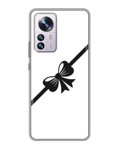 Чехол для Xiaomi 12 / 12X с картинкой «Диагональный бант»