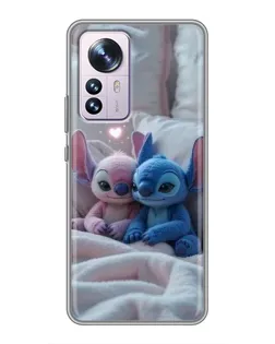 Чехол для Xiaomi 12 / 12X с картинкой «Плюшевые Стич Ангел» Чехол для Xiaomi 12 / 12X с картинкой «Плюшевые Стич Ангел»