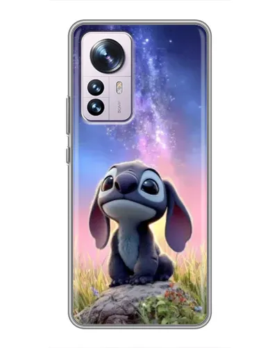 Чехол для Xiaomi 12 / 12X с картинкой «Стич на рассвете»