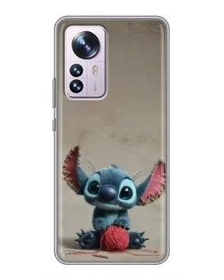 Чехол для Xiaomi 12 / 12X с картинкой «Стич на коричневом фоне» Чехол для Xiaomi 12 / 12X с картинкой «Стич на коричневом фоне»