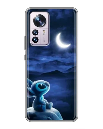 Чехол для Xiaomi 12 / 12X с картинкой «Лунная ночь Стича»
