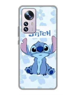 Чехол для Xiaomi 12 / 12X с картинкой «Stitch среди цветов» Чехол для Xiaomi 12 / 12X с картинкой «Stitch среди цветов»