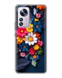 Чехол для Xiaomi 12 / 12X с картинкой «Цветочная феерия» Чехол для Xiaomi 12 / 12X с картинкой «Цветочная феерия»