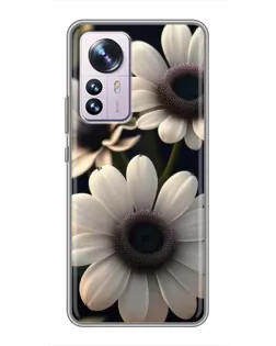 Чехол для Xiaomi 12 / 12X с картинкой «Белые маргаритки макро» Чехол для Xiaomi 12 / 12X с картинкой «Белые маргаритки макро»
