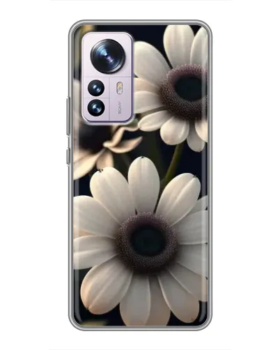 Чехол для Xiaomi 12 / 12X с картинкой «Белые маргаритки макро» Чехол для Xiaomi 12 / 12X с картинкой «Белые маргаритки макро»